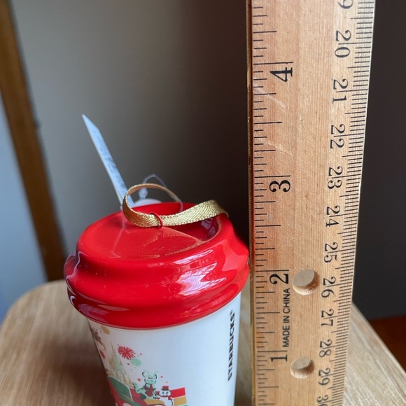 STARBUCKS DISNEY WORLD THEME PARK MICKEY MOUSE CERAMIC TUMBLER ORNAMENT - Picture 7 of 7